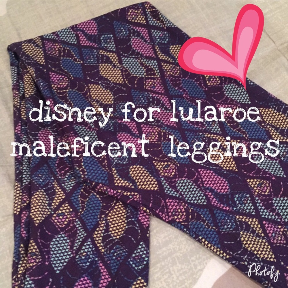 Lularoe Disney Villain Maleficent OS leggings